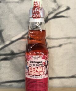 Ramune Soda Collagen Lychee Genki 200 ml