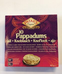 Pappadums Natural Pataks 100g