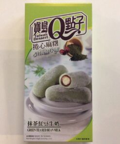 Green Tea Red Bean Milk Mochi 150g