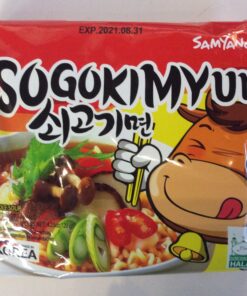 Instant Ramen Noodles Sogokimyun Beef SamYang 120g