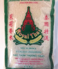 Rice Long Grain Jasmine Royal Thai 4.5 kg
