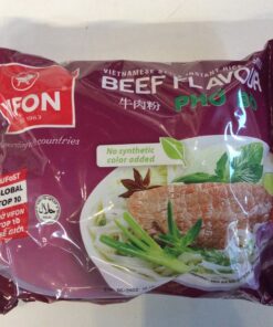 Vietnamese Style Instant Rice Noodles Beef Flavor Vifon 60g