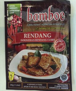 Indonesian Rendang Curry Spices Coconut Beef Bamboe 35g