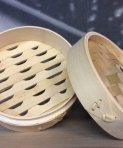 Bamboo Steamer Set for dumpling 1 Set 20 cm