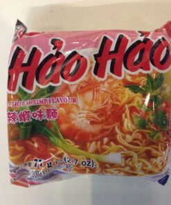 Sour Hot Shrimp Flavor Instant Noodles Hao Hao Acecook 77g