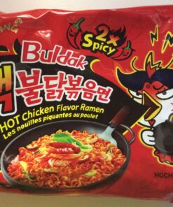 Instant Noodles Hot Chicken Flavour Buldak 2x Spicy Samyang 140g