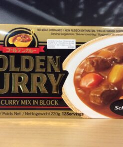 Japanese Golden Curry Mix Block Hot S and B 220g