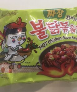 Instant Noodles Jjajang Korean Black Bean Sauce Hot Chicken Ramen Samyang 140g