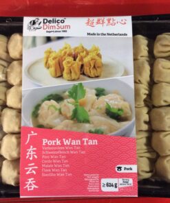 Frozen Dimsum Pork Wan tan Dumpling Delico 48 pieces 624g