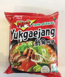 Instant Noodles Mushroom Yukgaejang Hot Taste SamYang 120g