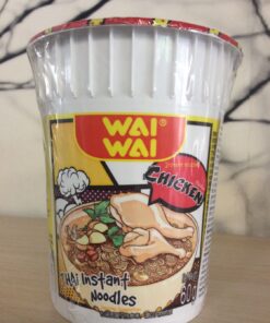 Wai Wai Chicken Thai Instant Cup Noodles 60 gram