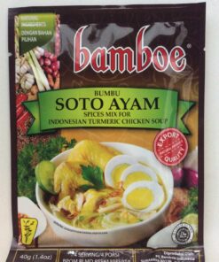 Spices Mix for Indonesian Turmeric Chicken Soup Soto Ayam Bamboe 40g