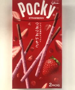 Pocky Chocolate Tubutubu Strawberry Glico 2 packs 55g