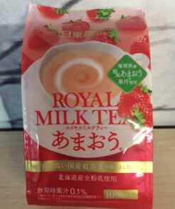 Royal Milk Tea Strawberry Nitto 140g (10 sticks)