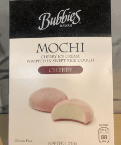 Mochi Ice Cream Cherry Bubbies Hawaii 210g
