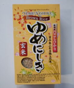 Japanese Short Grain Brown Rice Yume Nishiki 1kg