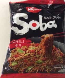 Instant Noodles Chili Flavour Soba Nissin 111g