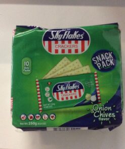 Crackers Onion and Chives Flavor Skyflakes 250g