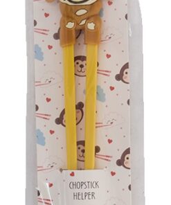 Children Chopsticks Monkey Light Brown Tokyo Design Studio 22cm