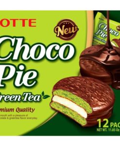 Chocopie Green Tea Lotte 12 pieces 360g