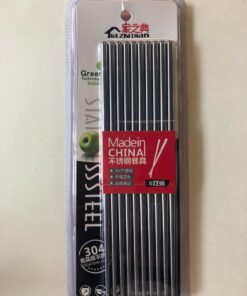 Chopsticks Stainless Steel MIC 5 pairs 23cm