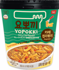 Curry Rapokki Ramen Rice Cake Cup Yopokki 145g