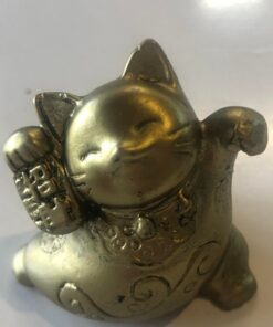 Fortune Lucky Cat Gold 4.5 cm 1 piece