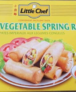 Frozen Fried Spring Rolls Vegetables Little Chef 300g