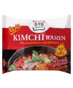 Instant Kimchi Ramen Noodles Hot Spicy Jongga 122g