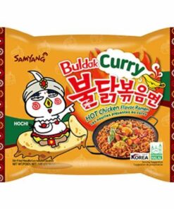 Instant Ramen Noodles Buldak Hot Chicken Flavour Curry Samyang 140g