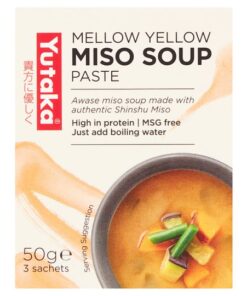 Yellow Miso Soup Paste Yutaka 3 bags 50g