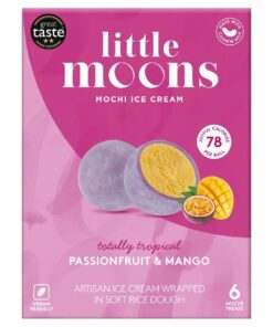Mochi Ice Cream Passion Fruit and Mango Little Moons 6 pieces 192g