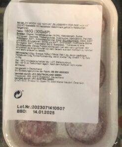 Frozen Mochi Ice Blueberry Koyuki JFC 6 pieces 180g