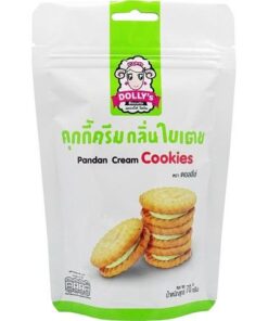 Pandan Cream Cookies Dollys 70g