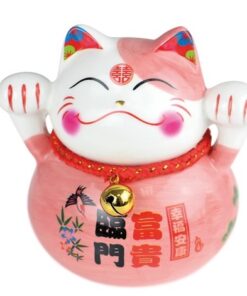 Plutus Cat Ceramic Rose 10cm