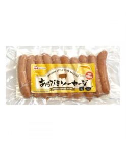Frozen Japanese Style Pork Sausage with Cheese Arabiki NH Foods 10 pieces 185g