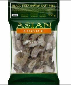 Frozen Peeled Shrimp Black Tiger Asian Choice 26/30 1kg