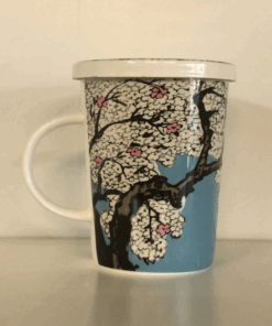 Royal Tea Cup Porcelain Sakura with filter 300ml