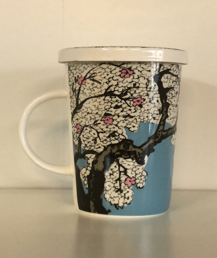 Royal Tea Cup Porcelain Sakura with filter 300ml