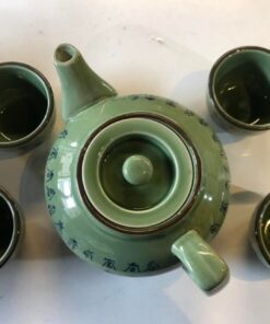 Tea Pot with 4 cups Celadon NF
