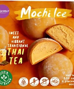 Mochi Ice Cream Thai Tea Buono 6 pcs 156g