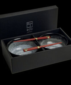 Alternative view of Udon Bowl Set Kuro Edo 17 cm