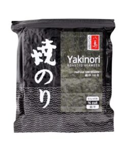 Yakinori Roasted Seaweed Silver Half Cut Yashima 50 sheets 125g
