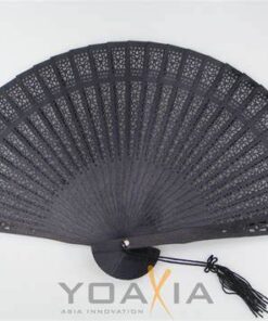 Fan Sandelwood Black 20.5cm