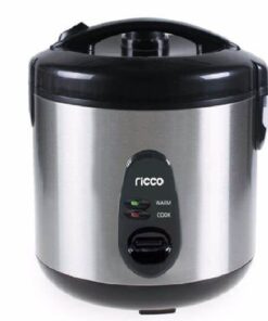 Rice Cooker Chrome Black Ricco 1L