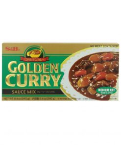 Japanese Golden Curry Mix Block Medium S and B 220g