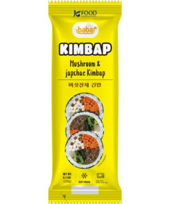 Frozen Gimbap or Kimbap Mushroom and Japchae Korean Food 230G