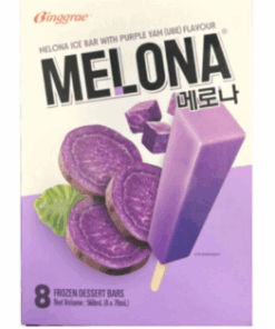 Melona Ice Bar With Purple Yam (Ube) Flavour Binggrae 8x70ml
