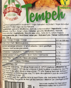 Tempeh Eiwit en Vezelrijk Tempehting Good Food 195g