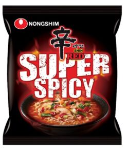 Instant Noodles Shin Red Super Spicy Flavour Nongshim 120g